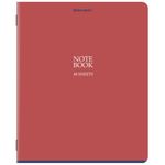 Тетрадь А5, 48 л., BRAUBERG, скоба, клетка, SoftTouch, "NoteBookMono", (микс в спайке), 405325