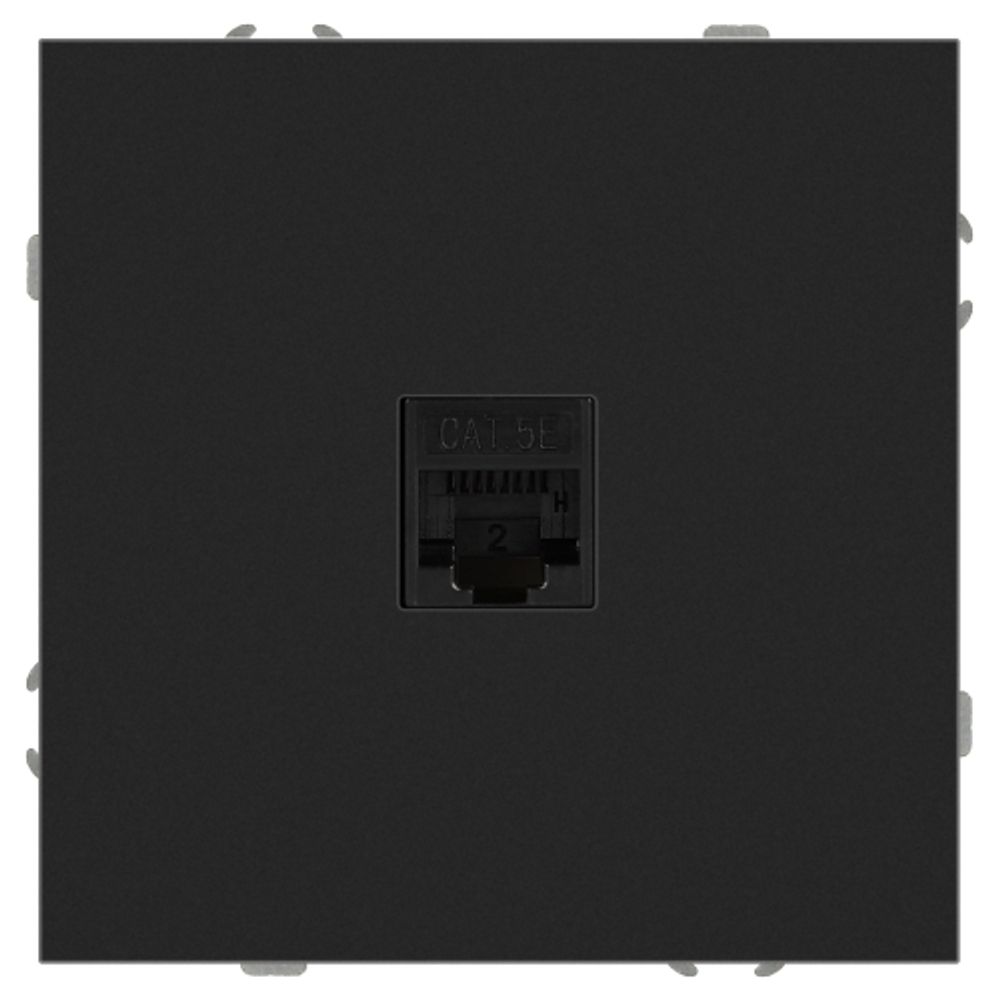 Розетка ЭРА Galaxy 15-3107-05 информационная RJ45 IP20 антрацит | Эра Galaxy