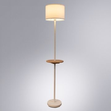 Торшер со столиком 1*E27 A4056PN-1WH белый Combo Arte Lamp