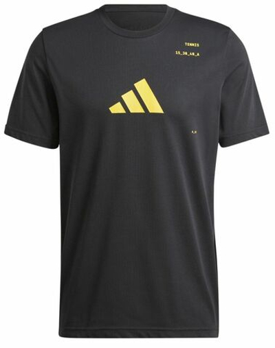 Мужская теннисная футболка Adidas Graphic Play Tennis T-Shirt - black