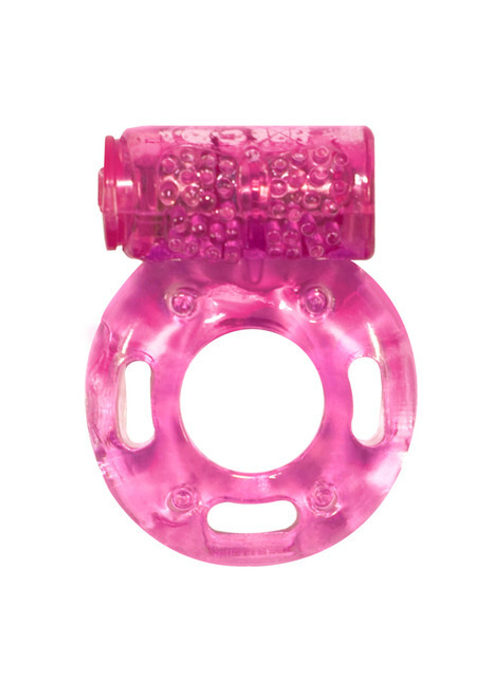 Эрекционное кольцо с вибрацией Rings Axle-pin pink (Цвет: розовый)