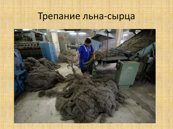 Коллекция "Лен и продукты его переработки"