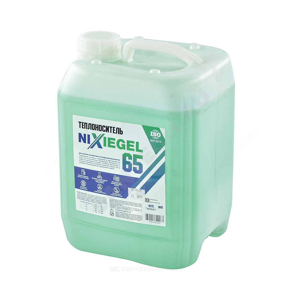 Теплоноситель Nixiegel 65 30 кг этиленгликоль 63% Ткр=-66 оС канистра DIXIS 0-08-0012