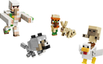 Конструктор LEGO Minecraft Атака наездника на курице в пустыне 21592 | LEGO Minecraft Chicken Attack 428 деталей | 9+