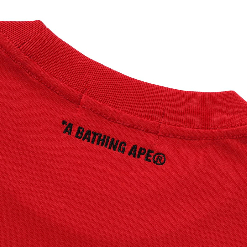 A Bathing Ape College Relaxed Fit L S Tee