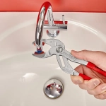 Клещи трубные захватные хромированные 250 мм Knipex 81 13 250 SB