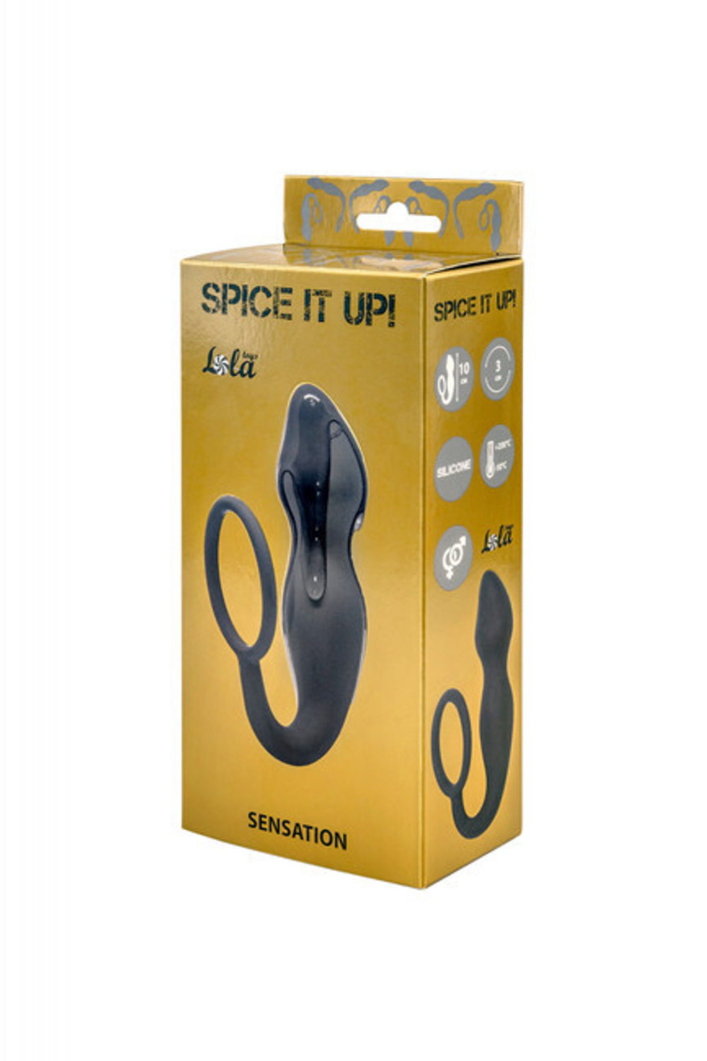 Анальная пробка Spice it up Sensation Dark Grey (Цвет: Серый)