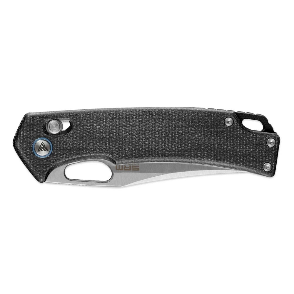 Нож складной SRM 9203-MB Retriever Satin (10Cr15CoMoV, Black Micarta)