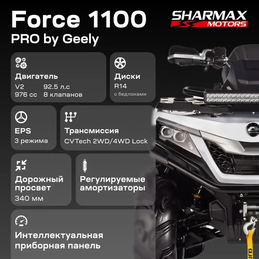 Квадроцикл SHARMAX Force 1100 Pro