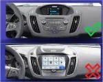 Магнитола для Ford Kuga 2 2012-2019 (без SYNC 3) - Kuberg SF-9203-1 (рамкка 9") QLed+2K, Android 13, Быстрейшая, CarPlay, 4G SIM-слот