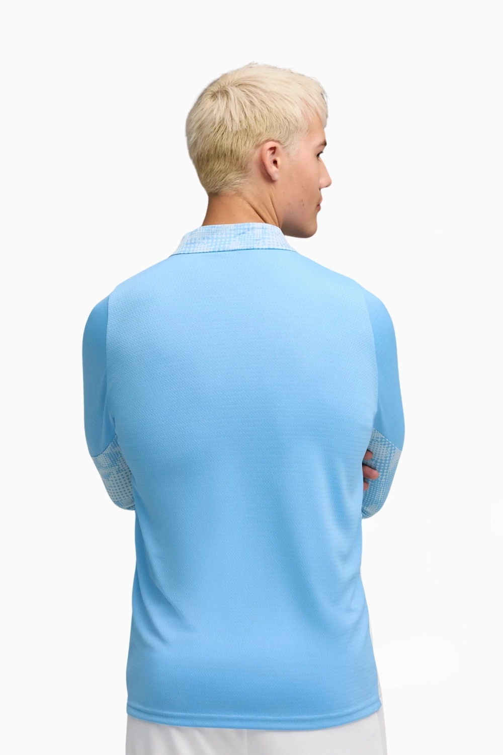 Кофта Puma Manchester City 25/26 Training 1/4 Zip Top - голубой