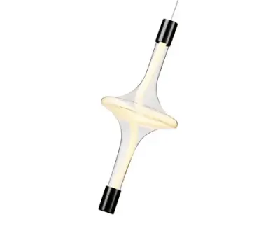 08491K-1A,29 Подвес Флавио черный жемчуг d16 h40-200 Led 18w (3000K). ТМ Kink Light