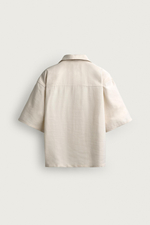 РУБАШКА RELAXED FIT ИЗ СТРУЯЩЕЙСЯ ТКАНИ — ZARA · 4364/653