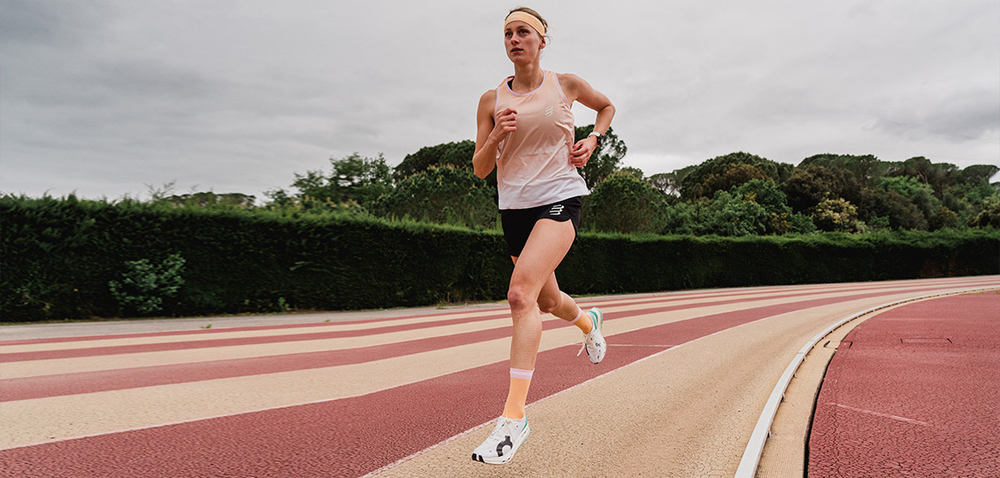 Носки V4 Run Hi BUFF ORANGE/ROSEATE