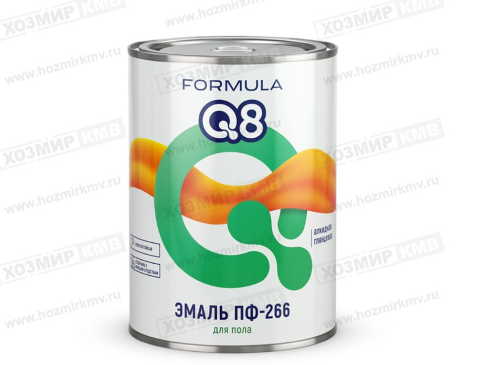 0,8 кг (FORMULA Q8) Эмаль Красно-коричневая ПФ-266
