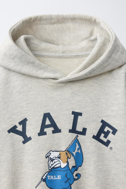 ZARA ХУДИ С ПРИНТОМ YALE™, СЕРЫЙ МЕЛАНЖ