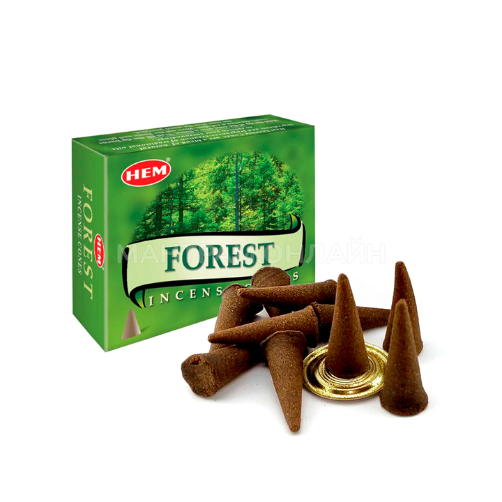 HEM Forest Благовоние-конус Лес, 10 шт