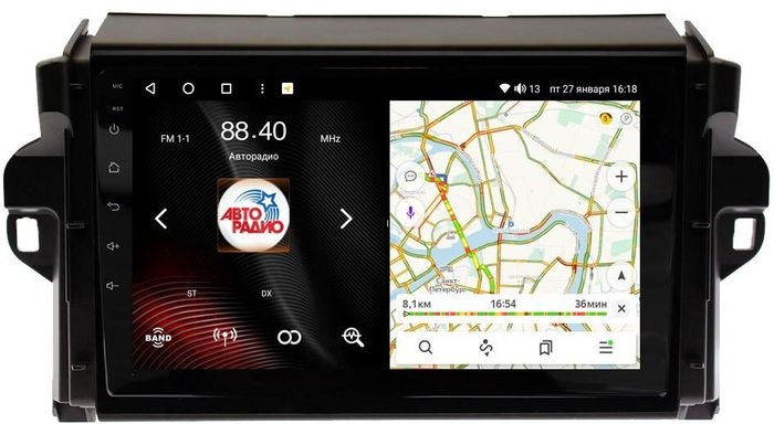 Магнитола для Toyota Fortuner 2015-2022 - Vaycar VA77-0589 на Android 13, 4G SIM-слот