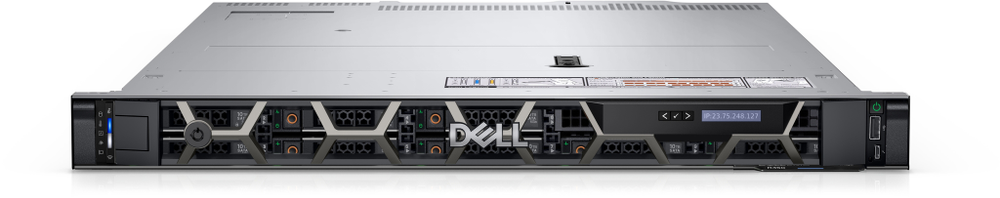 Стоечный сервер - Dell PowerEdge R450 G15, 1U, 8x 2.5“, 2x Xeon[4314] 16 Cores, 256Gb, 210-AZDS