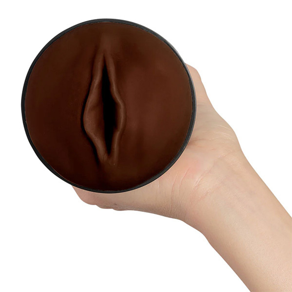 Темно-коричневый мастурбатор-вагина 22,4см Kiiroo Feel Stroker Pussy-Dark Brown Penis Masturbator