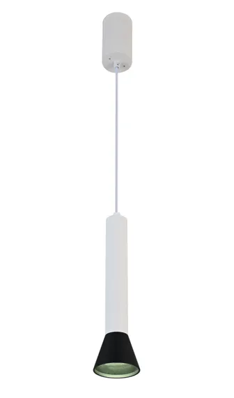 Светильник подвесной Rilon 1049WH+BK BLACK, 10 Вт, чёрный