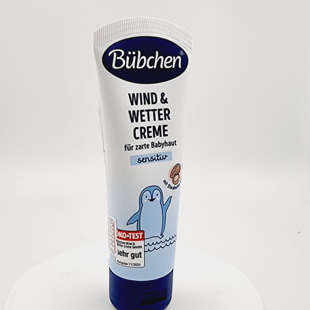 Крем с цинком для младенцев Bubchen Wind&Wetter Creme с увлажняющими и защищающими компонентами, 75 мл (Германия)