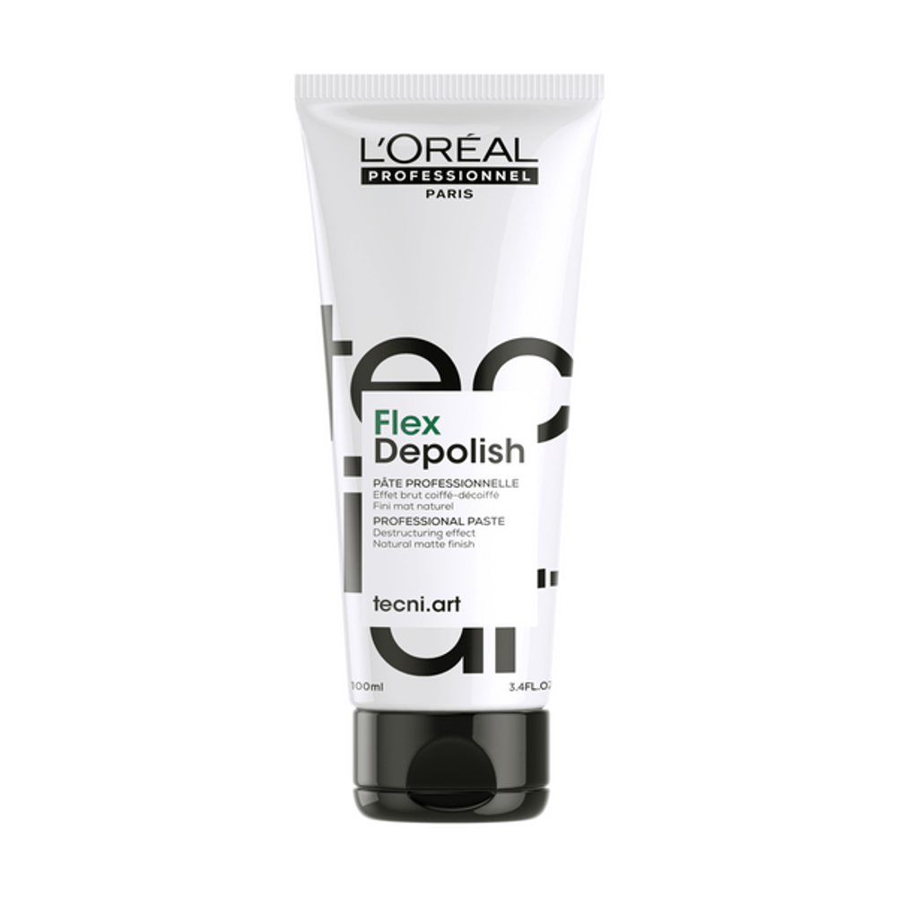 L'Oreal Professionnel Tecni.Art Flex Depolish паста для взъерошенных укладок и очерчивания прядей, 100 мл.