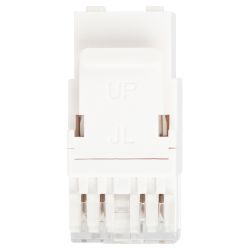 Коннектор ЭРА ОФИС 18-8002-01 RJ45 CAT6 UTP Keystone цвет белый | ЭРА Люки