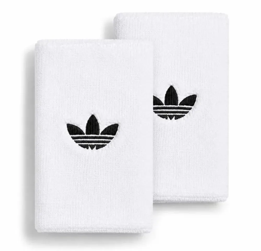 Напульсник теннисный Adidas Originals Long Wristband 2P - white/black