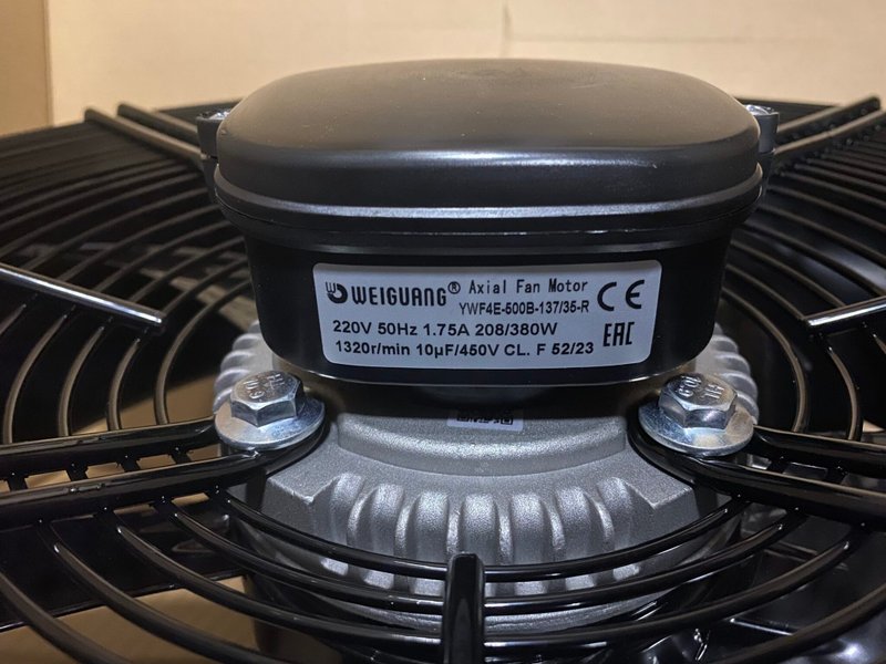 Вентилятор осевой промышленный YWF4S-500BR (YWF4E-500B-137/35-R)