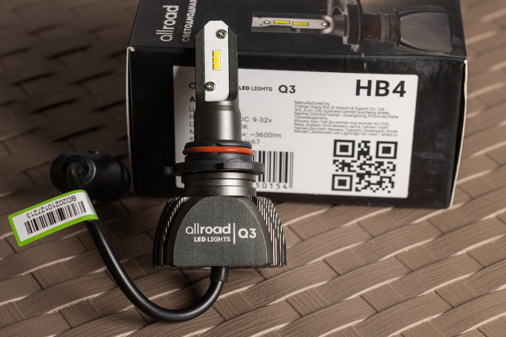 Allroad Q3 Led 20W 2400Lm 6000K 12-24V H1 H3 H4 H7 H11 H27 HB3 HB4