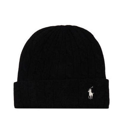 Хлопковая шапка POLO RALPH LAUREN - черный(455922986)