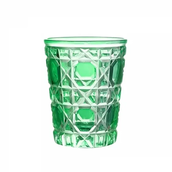 Стакан Олд Фэшн 340 мл Green Panel d 8,5 см h10,9 см "UTOPIA" P.L.- Barbossa [6]