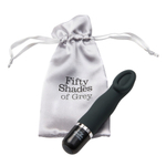 Черный мини вибратор 14см для стимуляции точки G и клитора Fifty Shades of Grey Sweet Touch Mini Clitoral Vibrator