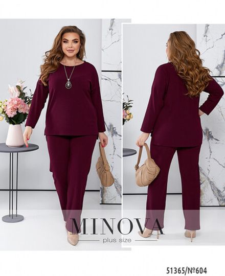 Костюм 604-бордо Minova Фото 1