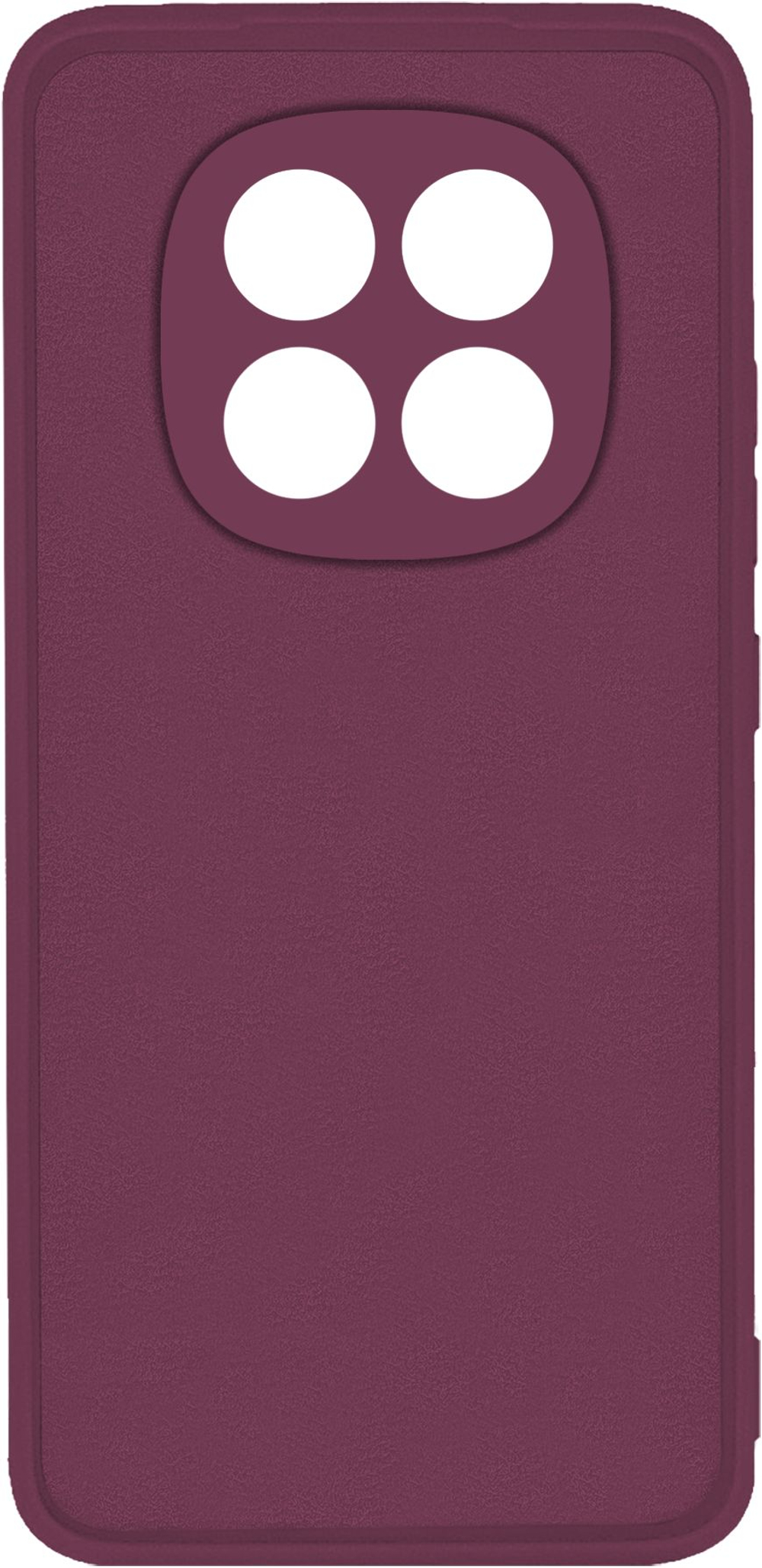Мягкий Soft Touch чехол из силикона для XIAOMI REDMI NOTE 14 PRO PLUS 5G с бархатной подкладкой