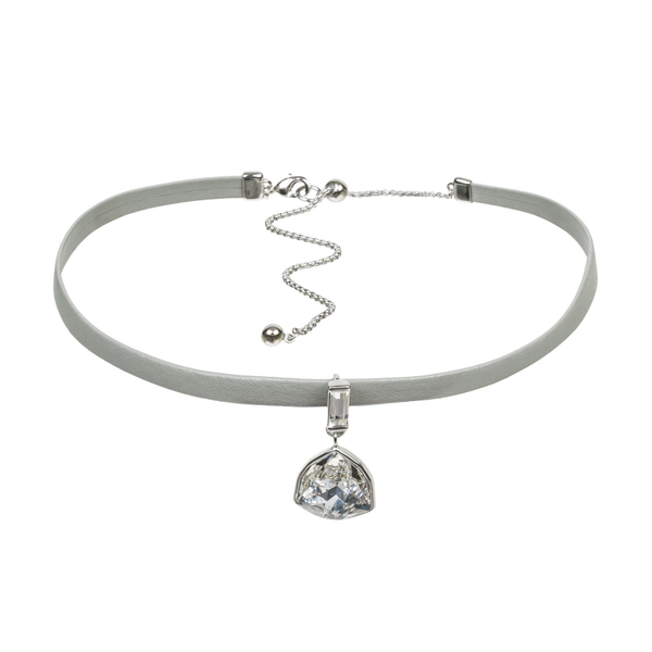 Колье Fiore Luna Crystal / Grey Leather B2110SW-N06.1 BW/S