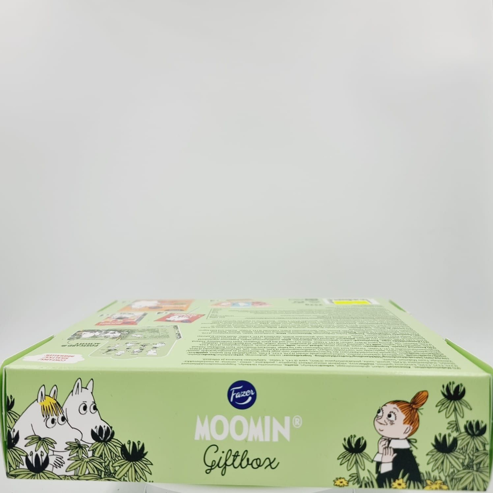 Набор конфет Karl Fazer Moomin Gift Box с муминами Traveller Exclusive в зеленой коробке 252 г (Из Финляндии)