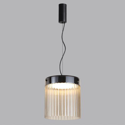 5047/20L L-VISION ODL24 439 черный/светл.янтарный/металл/стекло Подвес LED 20W 4000К 2238Лм PILLARI
