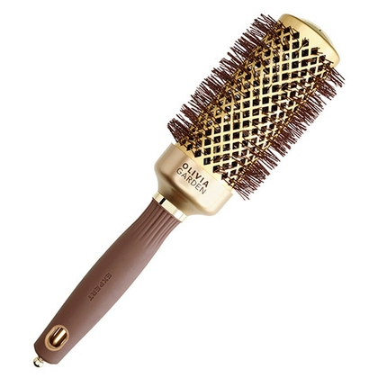 Olivia Garden Термобрашинг Expert Blowout Shine Wavy Bristles Gold&Brown 45 мм ID2050