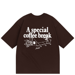 Футболка HAIDED COFFEE Коричневый
