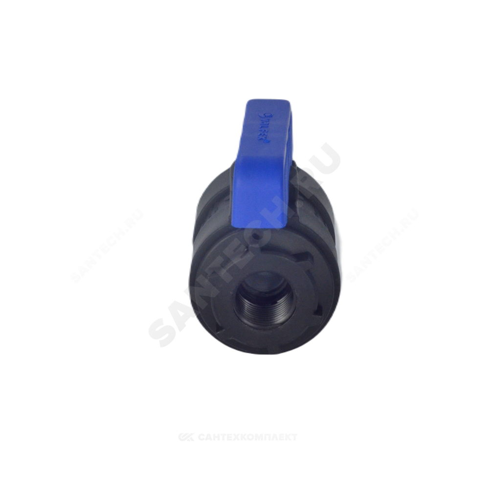 Кран шаровой компрессионный ПЭ Ду 36 1 1/2"x1 1/2" НР/ВР Ру16 VALFEX 1210012112112