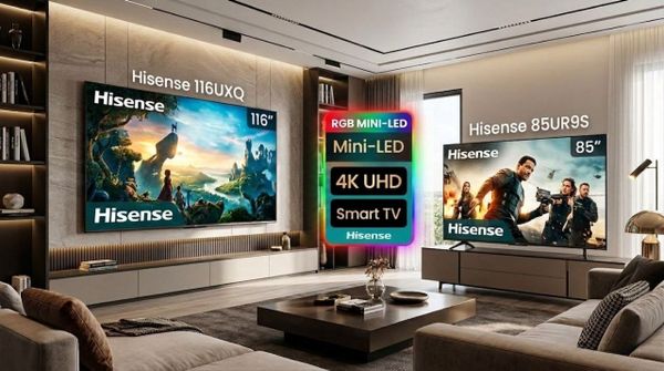HISENSE 116UXQ: ТЕЛЕВИЗОР, КОТОРЫЙ СТИРАЕТ ГРАНИЦЫ РЕАЛЬНОСТИ + СУПЕРПОДАРОК HISENSE 85UR9S