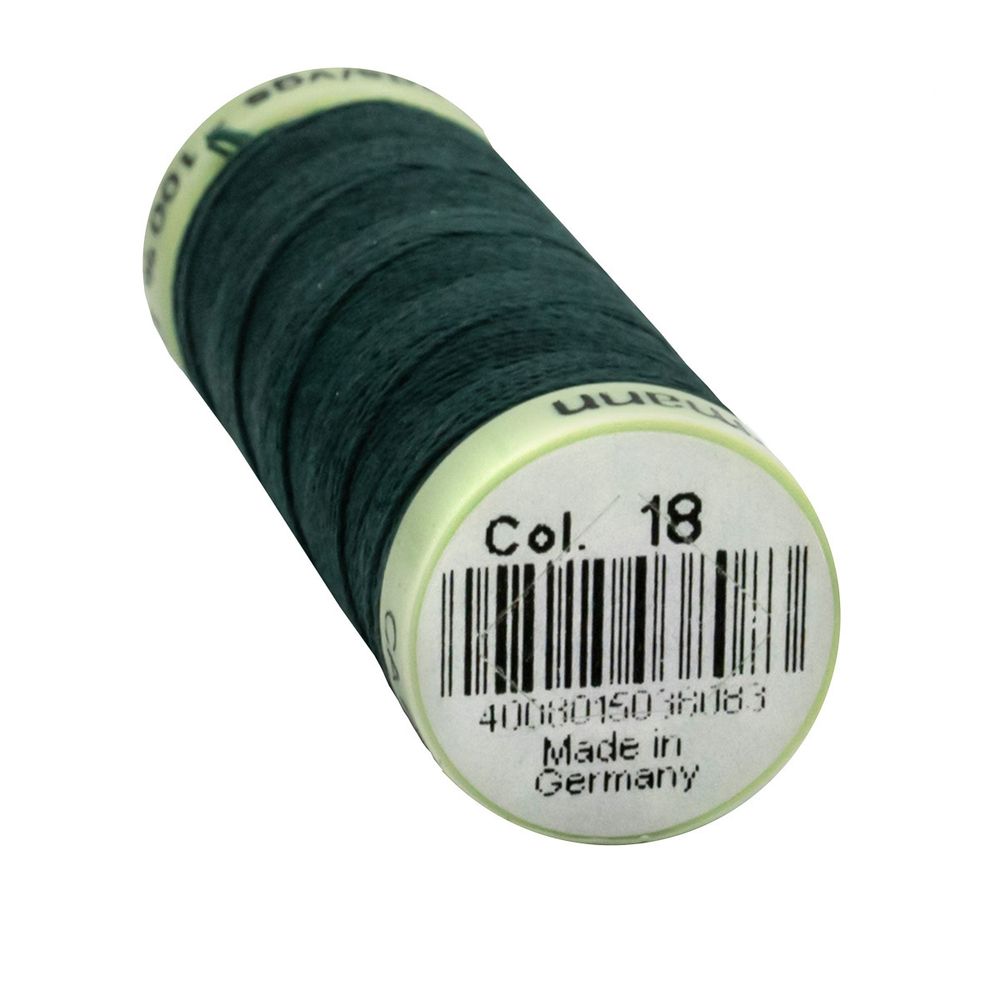 Нитки отделочные Gutermann Top Stitch 30 (30 метров), 5 кат. | 018 темный малахит