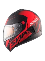 Шлем CKX TRANZ 1,5 Ams DL+EDL Caliber Matt red XS