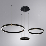 Подвесная светодиодная люстра Arte Lamp SHINE A2222SP-3BK