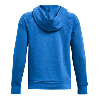 Кофта для мальчика теннисная Under Armour Rival Fleece Hoodie - небесный