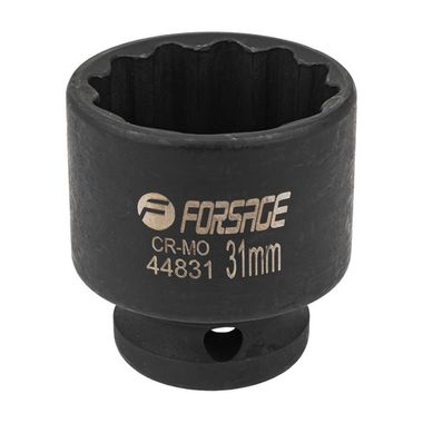 Головка ударная 31мм 12гр. 1/2'' Forsage F-44831