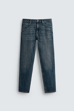 ZARA ДЖИНСЫ SLIM FIT БАЗОВЫЕ, СИНИЙ