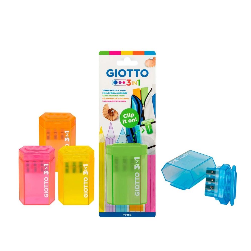 Точилка Sharpener 3в1 30 шт, Giotto F232100
